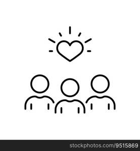 Employee Retention Work Care Line Icon. Customer Loyalty Program Outline Icon Heart Symbol. Customer Company Service Support Assistance Linear Pictogram. Editable Stroke. Isolated Vector Illustration.. Employee Retention Work Care Line Icon. Customer Loyalty Program Outline Icon Heart Symbol. Customer Company Service Support Assistance Linear Pictogram. Editable Stroke. Isolated Vector Illustration