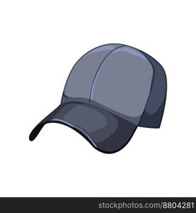 empty baseball cap cartoon. empty baseball cap sign. isolated symbol vector illustration. empty baseball cap cartoon vector illustration