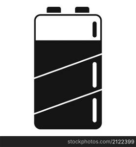 Empty battery icon simple vector. Charge battery. Lithium energy. Empty battery icon simple vector. Charge battery