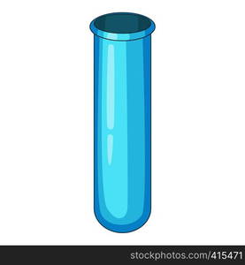 Empty beaker icon. Cartoon illustration of empty beaker vector icon for web. Empty beaker icon, cartoon style