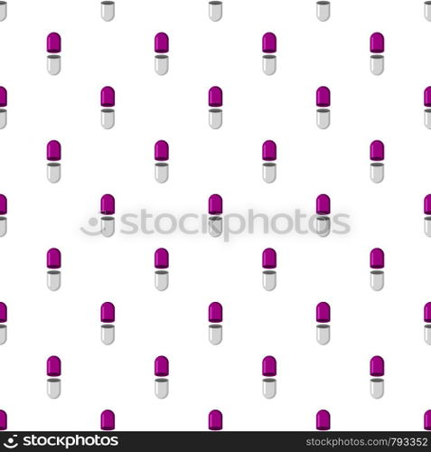 Empty capsule pattern seamless vector repeat for any web design. Empty capsule pattern seamless vector