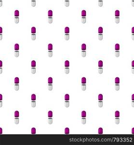 Empty capsule pattern seamless vector repeat for any web design. Empty capsule pattern seamless vector