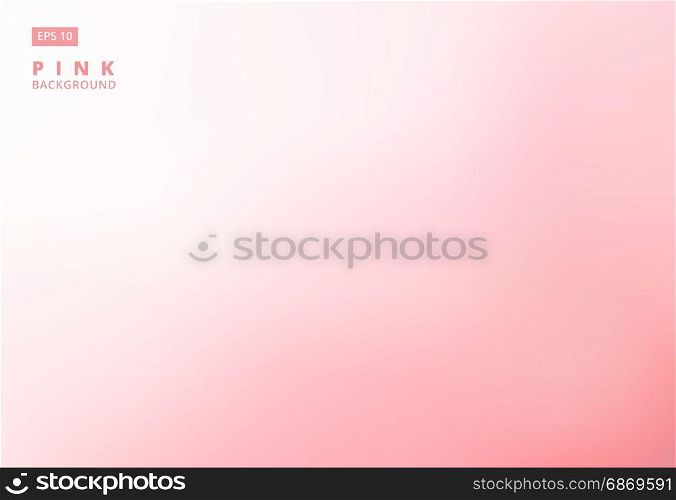 empty gradient pastel pink studio room background, template business backdrop, Vector Illustration,