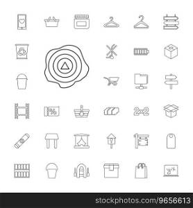Empty icons Royalty Free Vector Image