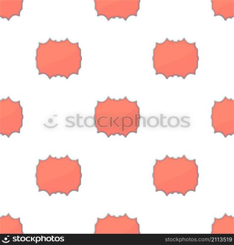 Empty label pattern seamless background texture repeat wallpaper geometric vector. Empty label pattern seamless vector