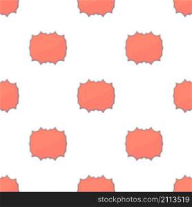 Empty label pattern seamless background texture repeat wallpaper geometric vector. Empty label pattern seamless vector