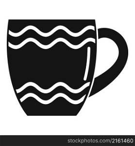 Empty mug icon simple vector. Hot cup. Smoke steam. Empty mug icon simple vector. Hot cup