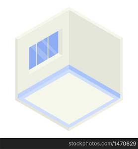 Empty room icon. Isometric of empty room vector icon for web design isolated on white background. Empty room icon, isometric style