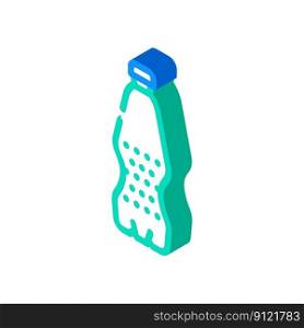 empty soda plastic bottle isometric icon vector. empty soda plastic bottle sign. isolated symbol illustration. empty soda plastic bottle isometric icon vector illustration