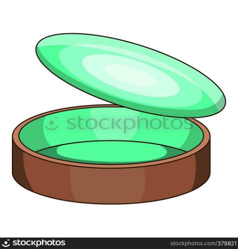 Empty tin can icon. Cartoon illustration of empty tin can vector icon for web. Empty tin can icon, cartoon style
