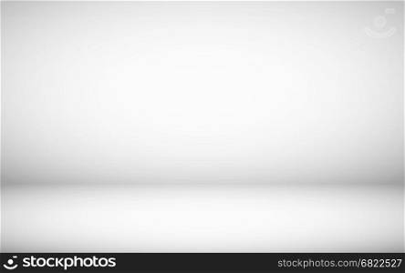 Empy simple interior. Light room with wide clean copy space. Vector illustration.