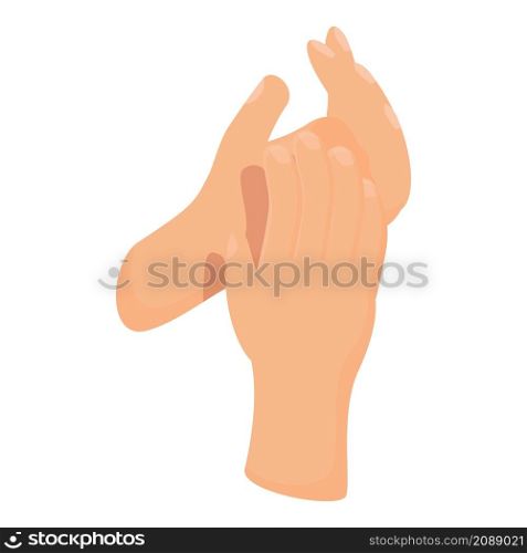 Encourage handclap icon cartoon vector. Hand clap. Concert applause. Encourage handclap icon cartoon vector. Hand clap