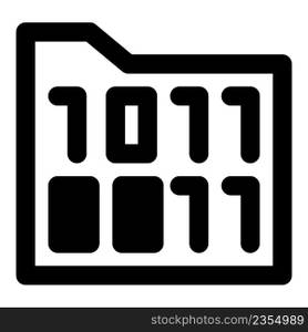Encrypted folder, a code information for security.