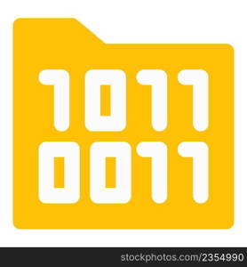 Encrypted folder, a code information for security.