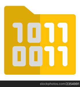 Encrypted folder, a code information for security.