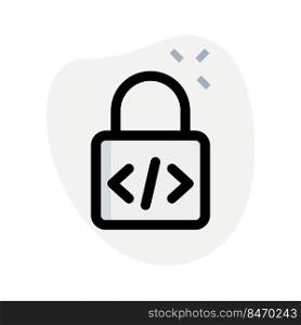 Encrypted programmable application system with padlock logotype