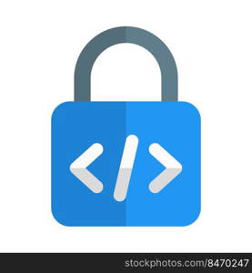 Encrypted programmable application system with padlock logotype