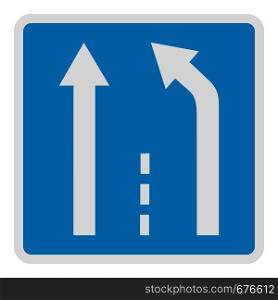 End of the strip icon. Flat illustration of end of the strip vector icon for web.. End of the strip icon, flat style.