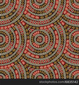 Endless mandala pattern design, abstract art