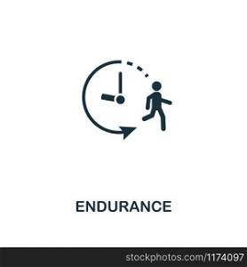 Endurance icon. Premium style design from fitness collection. Pixel perfect endurance icon for web design, apps, software, printing usage.. Endurance icon. Premium style design from fitness icon collection. Pixel perfect Endurance icon for web design, apps, software, print usage