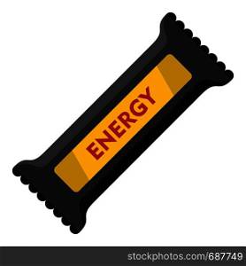 Energy bar icon. Flat illustration of energy bar vector icon for web.. Energy bar icon, flat style.