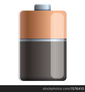 Energy battery icon. Cartoon of energy battery vector icon for web design isolated on white background. Energy battery icon, cartoon style