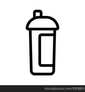 Energy drink icon vector. Thin line sign. Isolated contour symbol illustration. Energy drink icon vector. Isolated contour symbol illustration