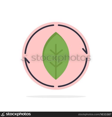 Energy, Green, Source, Power Abstract Circle Background Flat color Icon