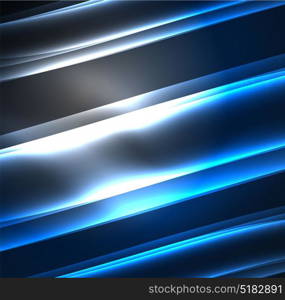 Energy lines, glowing waves in the dark, vector abstract background. Energy lines, glowing waves in the dark, vector abstract background. Vector business or technology presentation design template, brochure or flyer pattern, or geometric web banner