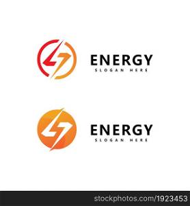 Energy logo icon template vector design