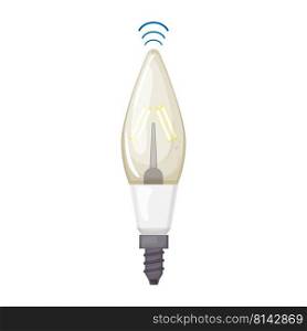 energy smart light bulb cartoon. energy smart light bulb sign. isolated symbol vector illustration. energy smart light bulb cartoon vector illustration