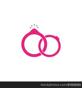 engagement ring icon vector illustration symbol design
