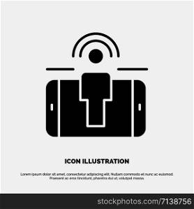 Engagement, User, User Engagement, Marketing solid Glyph Icon vector