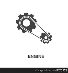 Engine creative icon. Simple element illustration. Engine concept symbol design from car parts collection. Can be used for web, mobile, web design, apps, software, print. Engine creative icon. Simple element illustration. Engine concept symbol design from car parts collection. Can be used for web, mobile, web design, apps, software, print.
