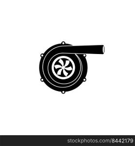 Engine turbo icon vector illustration, technology symbol design