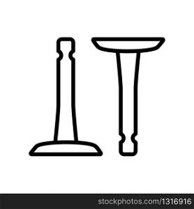 engine valves icon design, flat style icon collection