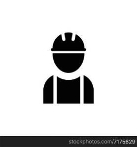 Engineer or worker icon isolated. Industrial man symbol. Builder icon. EPS 10. Engineer or worker icon isolated. Industrial man symbol. Builder icon.
