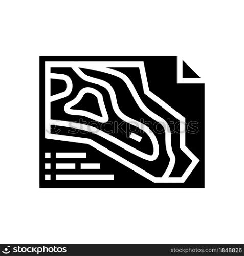 engineering and design quarry mining glyph icon vector. engineering and design quarry mining sign. isolated contour symbol black illustration. engineering and design quarry mining glyph icon vector illustration