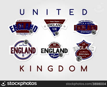 england emblem graphic art vector illustration design