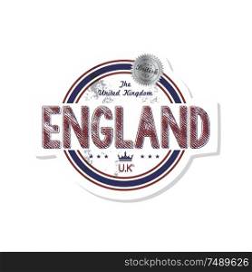 england emblem graphic art vector illustration design. england emblem