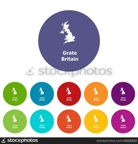 England map icon. Simple illustration of england map vector icon for web. England map icon, simple style