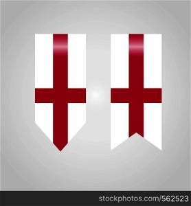 England United Kingdom Haning Flag. Vector EPS10 Abstract Template background