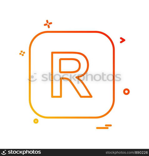 English Alphabets icon design vector