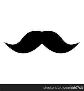 English mustache icon. Simple illustration of english mustache vector icon for web. English mustache icon, simple style.