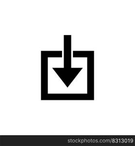 enter icon logo vector design template
