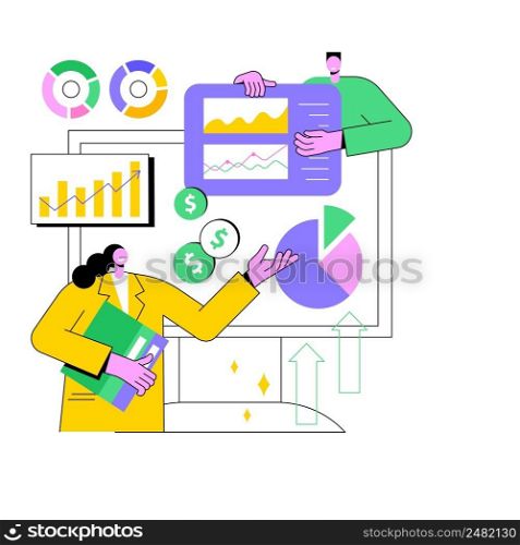 Enterprise IT management abstract concept vector illustration. IT software solutions, enterprise architecture, integrated and automated IT processes, business and customer value abstract metaphor.. Enterprise IT management abstract concept vector illustration.