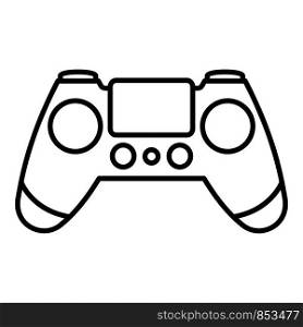 Entertainment gamepad icon. Outline entertainment gamepad vector icon for web design isolated on white background. Entertainment gamepad icon, outline style