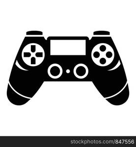 Entertainment gamepad icon. Simple illustration of entertainment gamepad vector icon for web design isolated on white background. Entertainment gamepad icon, simple style