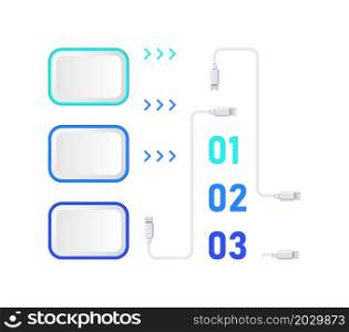 Entertainment technology infographic chart design element set. Abstract vector symbols for infochart with blank copy spaces. Kit with shapes for instructional graphics. Visual data presentation. Entertainment technology infographic chart design element set