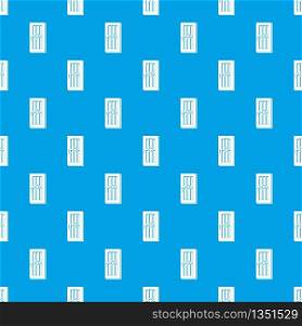 Entrance pattern vector seamless blue repeat for any use. Entrance pattern vector seamless blue